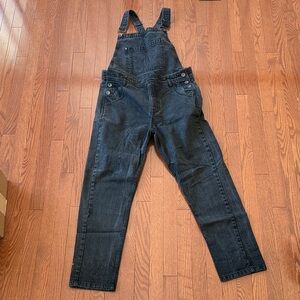 Urban Outfitters Black Denim Overalls